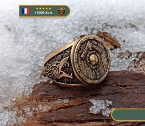 Bague Viking Rune Tiwaz (Tyr)