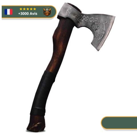 Hache Viking Gravure Bois en livraison gratuite