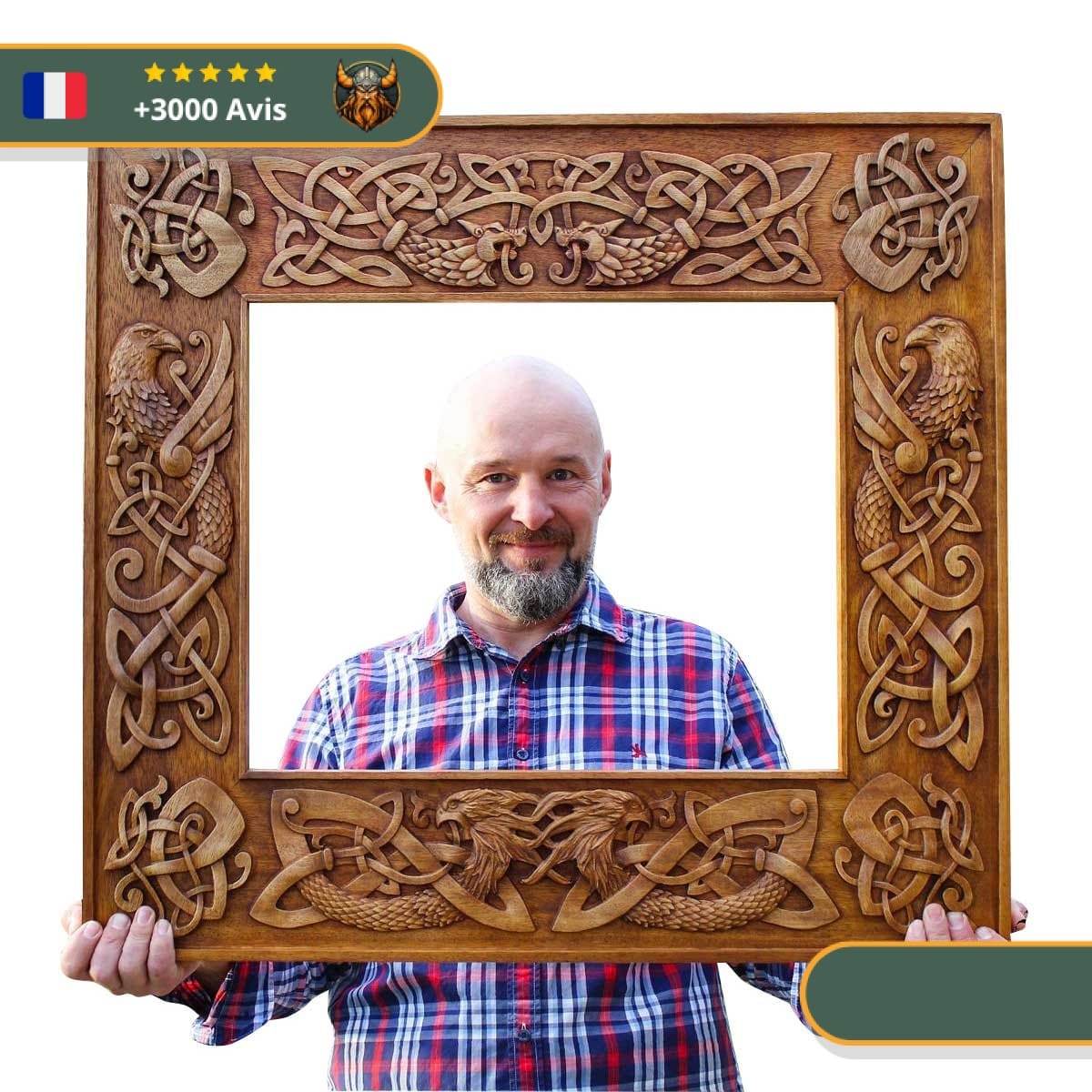 Tableau Sur Toile Renard Forêt Enchantée 50x75 Cm - Décoration Murale Nordique, Prêt à Accrocher