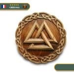 Art Mural Viking Valknut