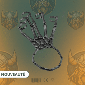 Bracelet Viking main squelette