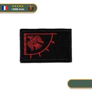 Badge Viking Bannière au Corbeau