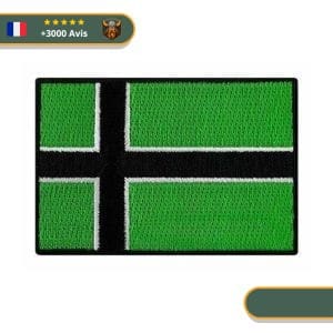 Badge Viking Drapeau Scandinave