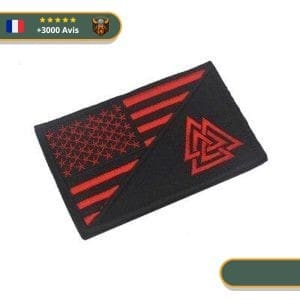 Badge Viking Drapeau Valknut