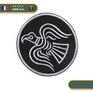 Badge Viking Hrafnsmerki gris