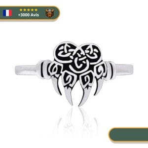 Bague Ours Berserker | Argent