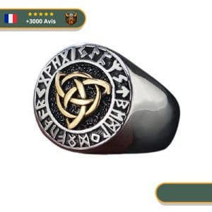 Bague Viking Triquetra Or