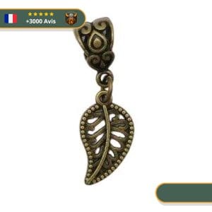 Bague de Tresse Viking Feuille d'Yggdrasil (x6)