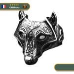 Bague viking Loup Fenrir