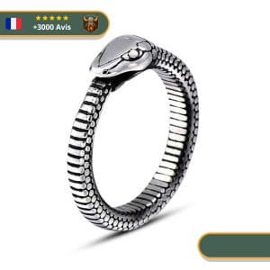 Bague viking Sigurd Œil de serpent