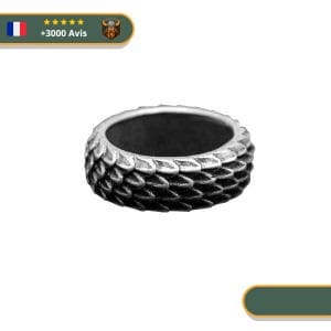 Bague Viking Écailles de Dragon