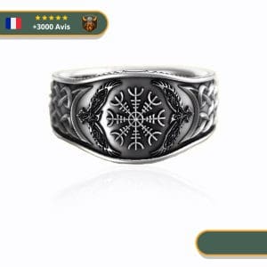 Bague Viking Aigle Northumbrie | Argent Viking-Legends.com