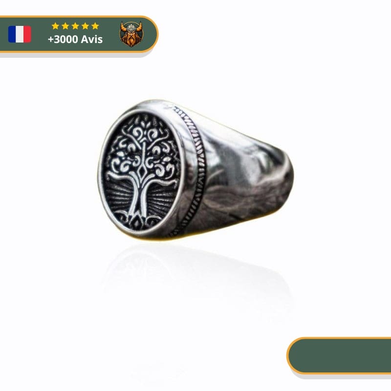 Bague Arbre De Vie | Argent Viking-Legends.com