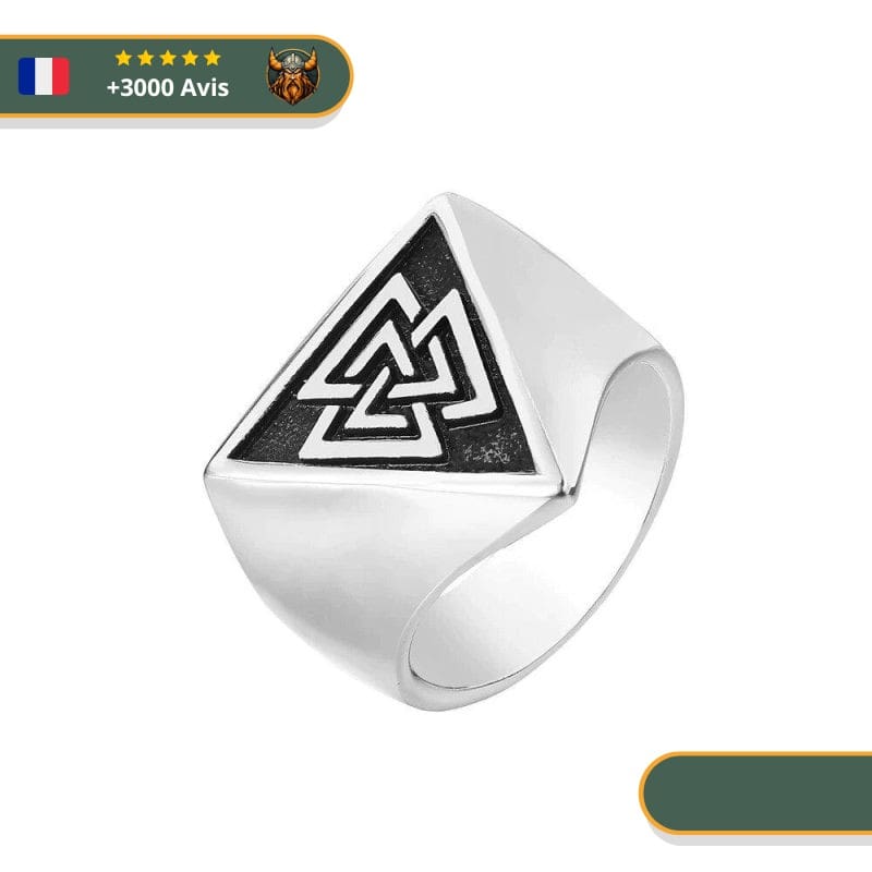 Bague Valknut | Argent Viking-Legends.com