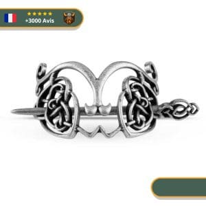 Barrette Cheveux Celtique - Argent