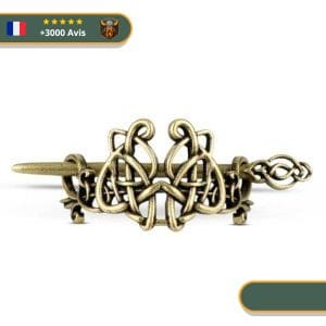 Barrette Cheveux Viking - Or