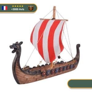 Bateau Viking en bois