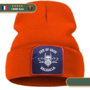 Bonnet Viking Fils d'Odin orange