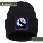 Bonnet Viking Loup Fenrir noir