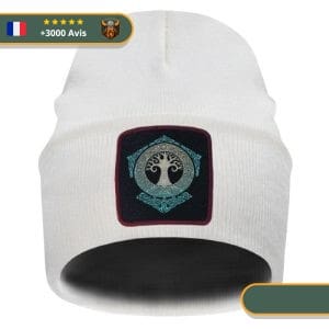 Bonnet Viking Yggdrasil blanc