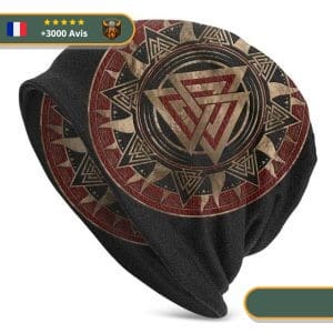 Bonnet Valknut Royal | Noir et Or