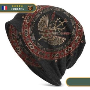 Bonnet Scandinave Royal | Noir et Or