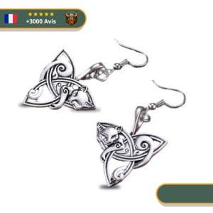 Boucle d'Oreille Renard Viking