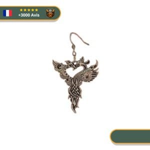 Boucle d'Oreille Viking Phoenix