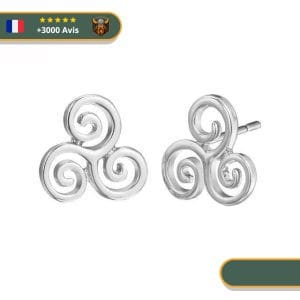 Boucles D'oreilles Scandinave | Argent