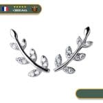 Boucles D'oreilles Feuilles | Argent