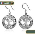Boucles D'Oreilles Arbre De Vie | Argent