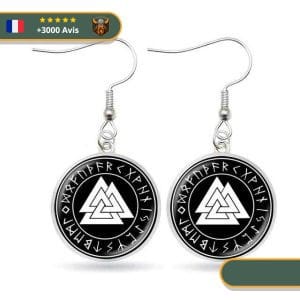 Boucles d'oreilles Valknut