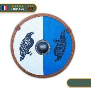 Bouclier Viking Hugin et Munin