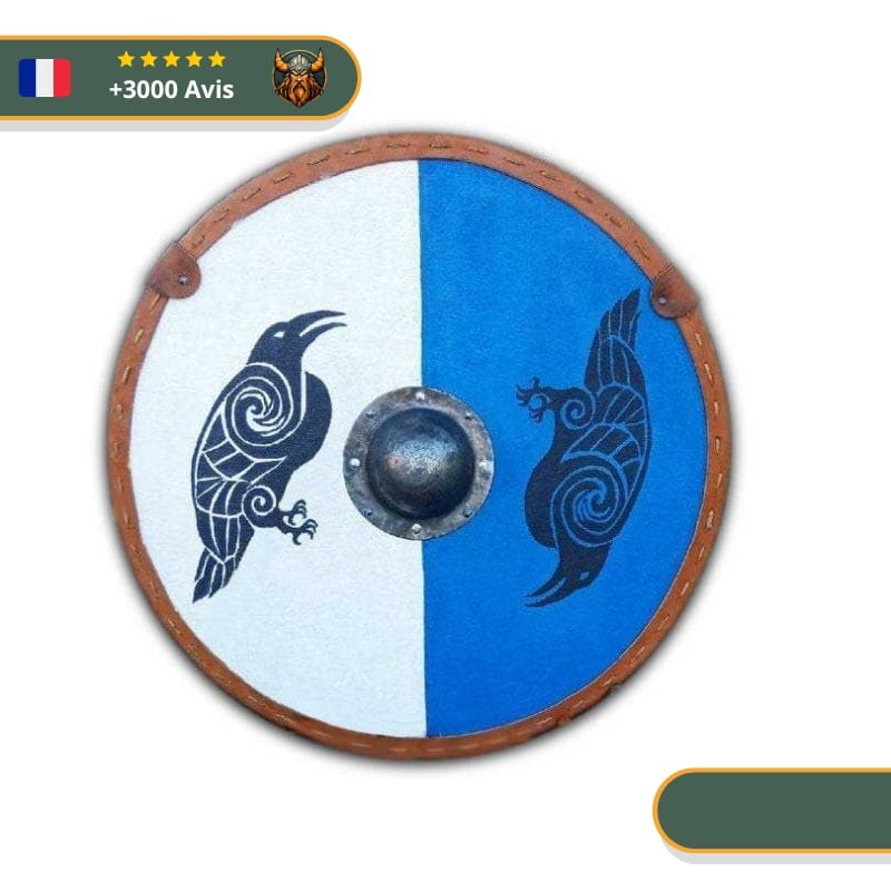 Bouclier Viking Hugin et Munin