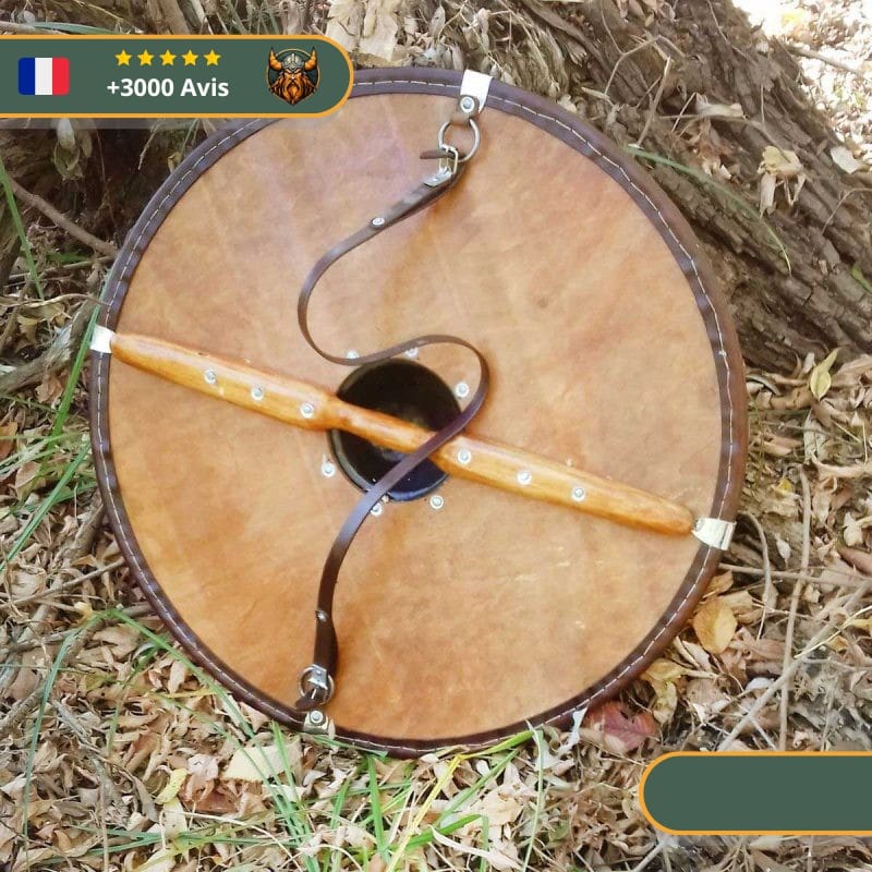 Bouclier Viking Noir – Image 2