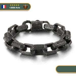 Bracelet Viking Ivar le Désossé noir