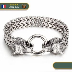 Bracelet Viking Nordique | Argent