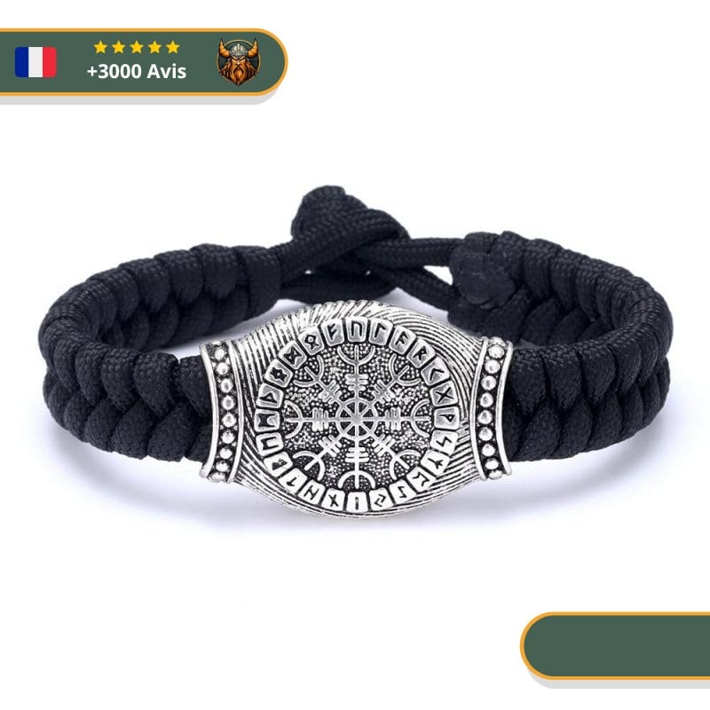 Bracelet Viking Boussole Valhalla | Argent