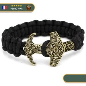 Bracelet Viking Tresse Odin | Or