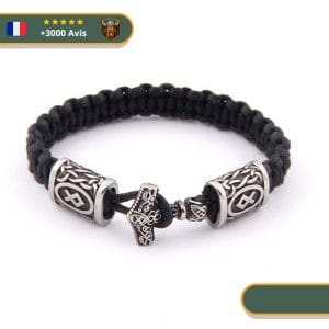 Bracelet Viking Islandais Thor | Argent