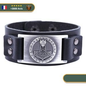 Bracelet Viking Scandinave Thor | Argent