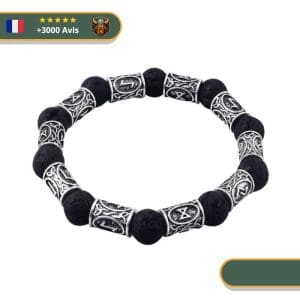 Bracelet Viking Mjolnir | Argent