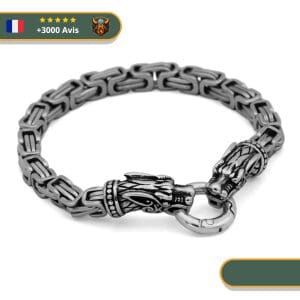 Bracelet Viking Danois Rollo | Argent