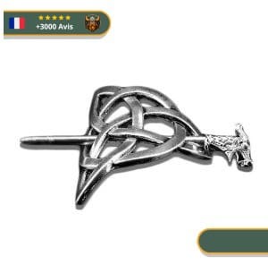 Fibule Tête De Loup | Argent