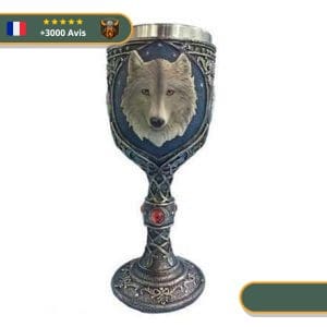Calice Viking Loup Blanc
