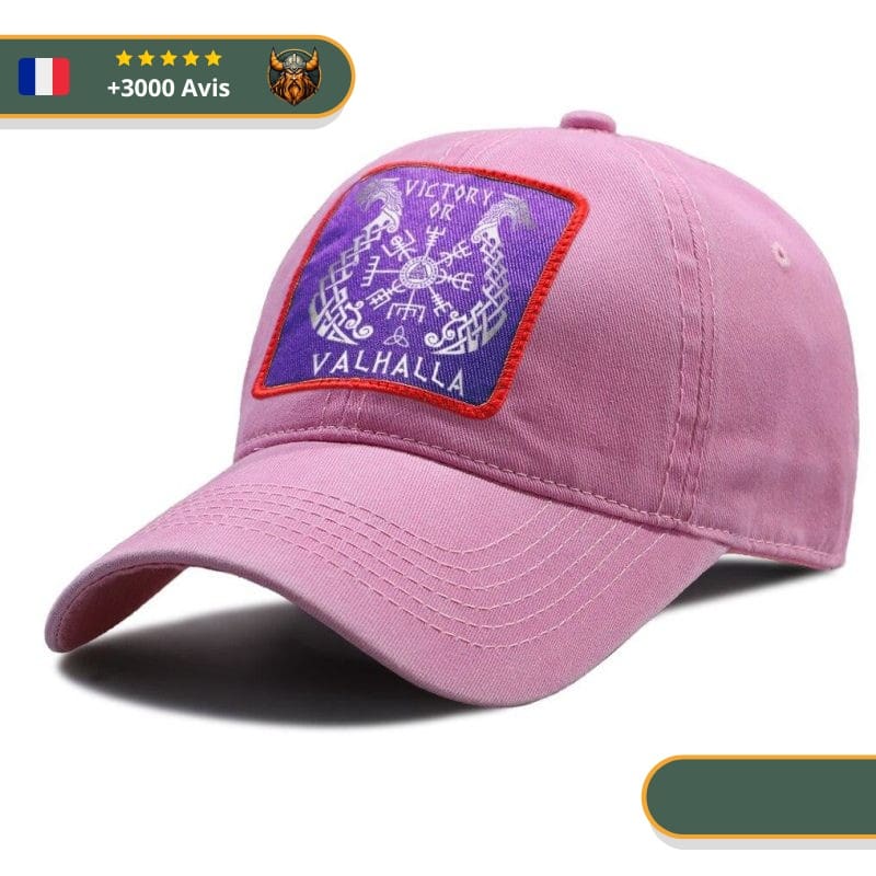 Casquette Viking Valhalla rose