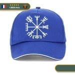 Casquette Viking Vegvisir bleu