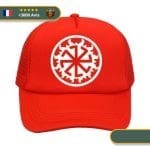 Casquette Scandinave | Rouge et Blanc