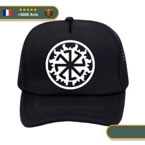 Casquette Croix Celtique | Noir et Blanc