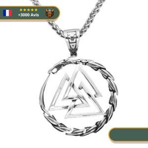 Collier Viking Ouroboros du Valknut